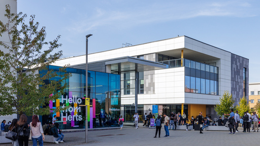 Image of students walking on campus