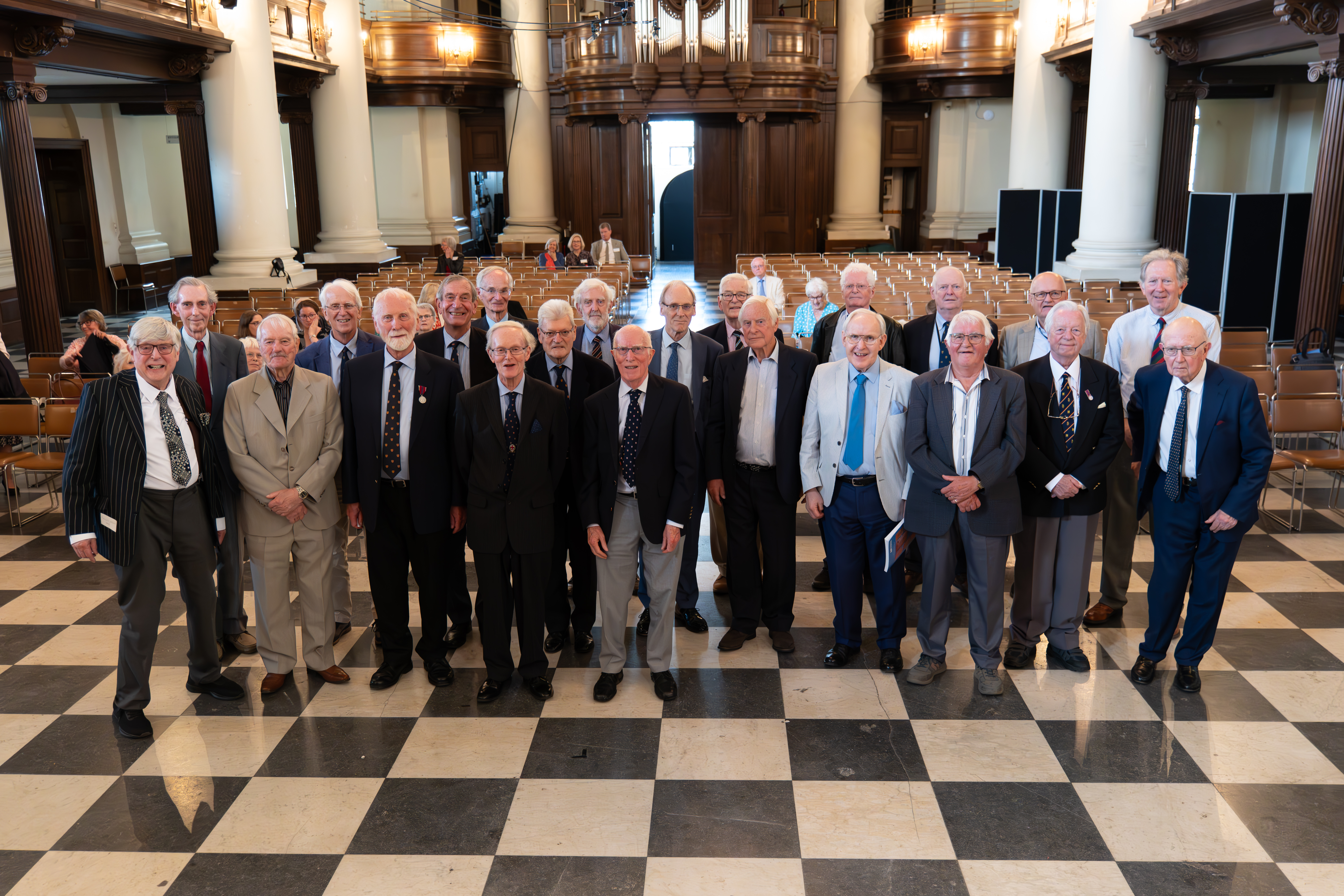 A group of men standing together.