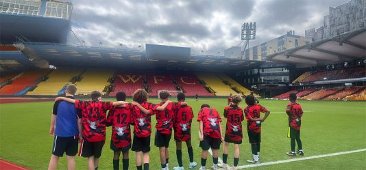 University of Hertfordshire and Watford FC inspire young footballers with unforgettable Vicarage Road experience