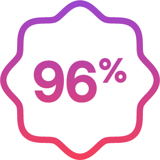 96 percent icon