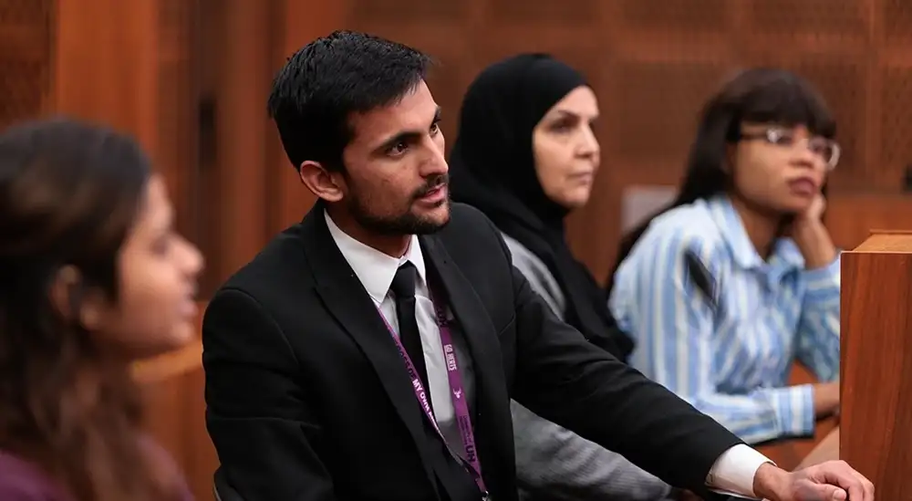 Mock court room 