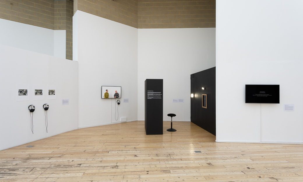 Wide image of the mind and matter exhibition