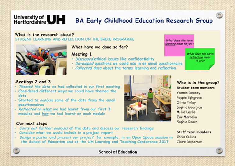 research reflection report example