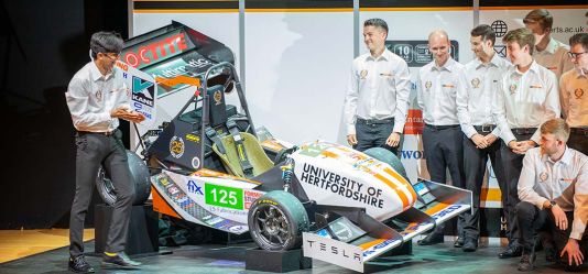 UH Racing celebrates 25 years of Formula Student racing by unveiling their most innovative car to date
