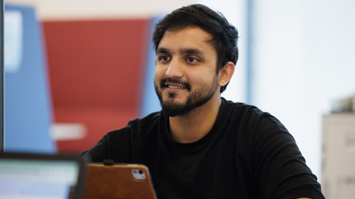 Man with Ipad 