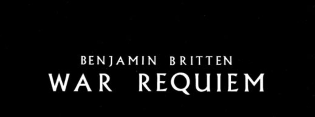War Requiem logo by Benjamin Britten
