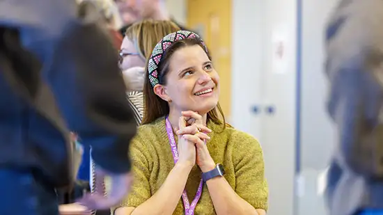 Person smiling
