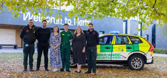 University of Hertfordshire students to join frontline local emergency response scheme  