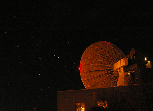 Goonhilly radio telescope