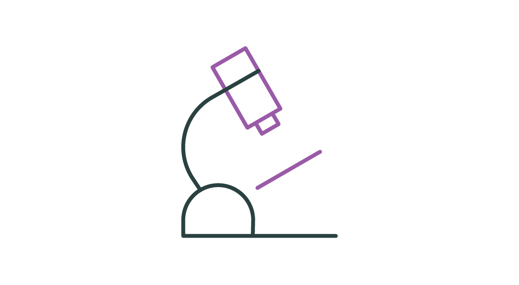 Icon of a microscope