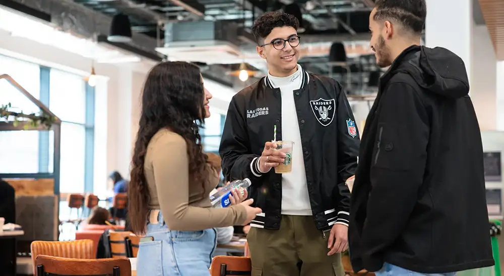 Group of people talking