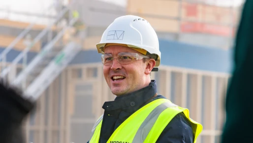 Image of person in construction clothing 
