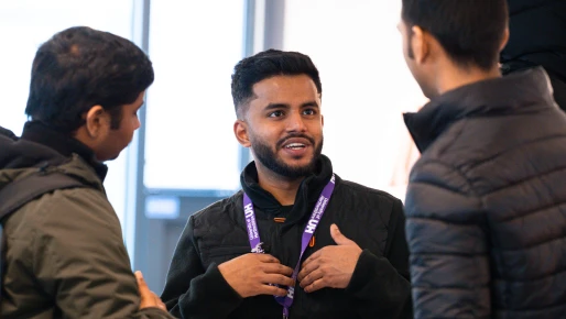 Student in group