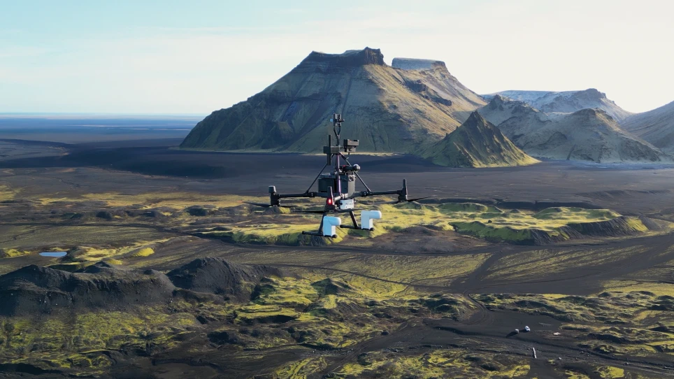  Drone in the Mountain 