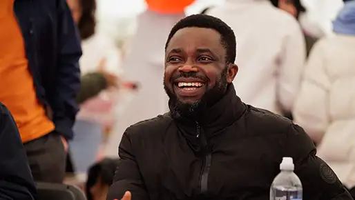 Person smiling 