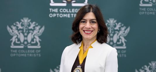 Herts’ Dean appointed President of The College of Optometrists 
