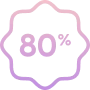percent 80