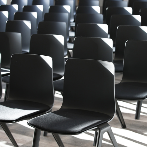 Chairs in row