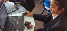 Hatfield school children programme their own robots at University of Hertfordshire workshops