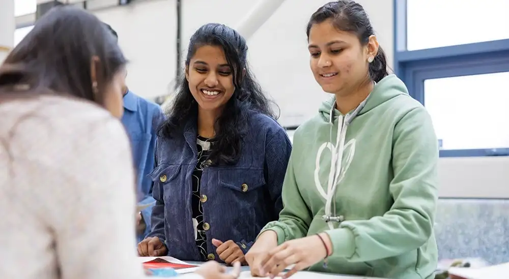 Students using Creative workshop