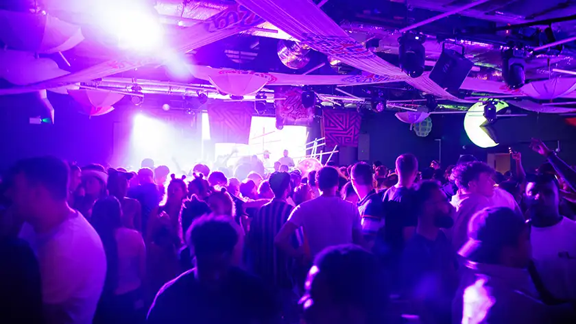 People dancing in The Forum nightclub
