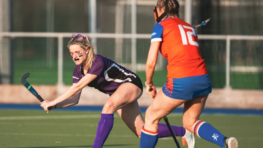 Students playing sport
