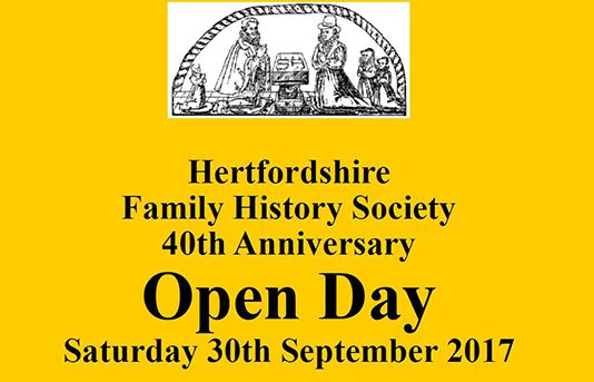 Herts Family History Society Open Day