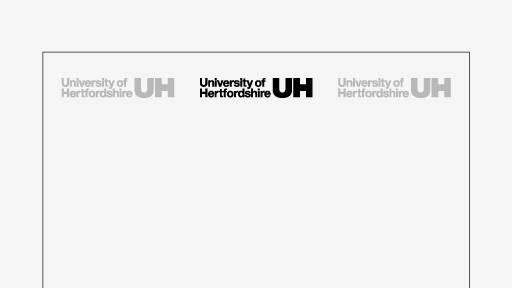 example of logo positioning