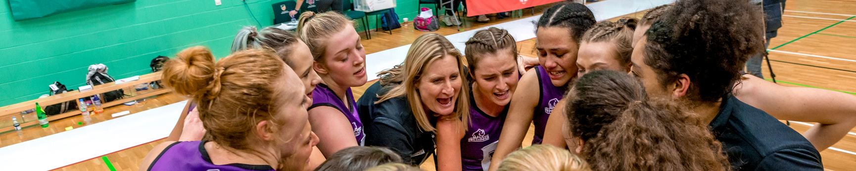 Picture of the netball team celebrating