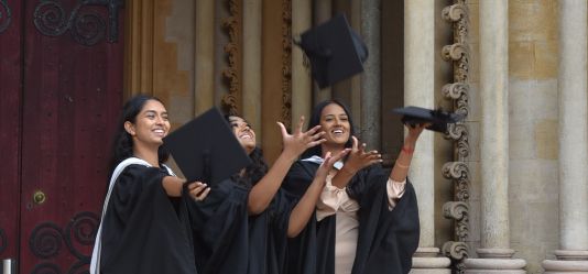 University of Hertfordshire graduates celebrate at St Albans Abbey 
