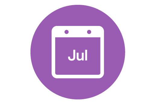 Image of July calendar date
