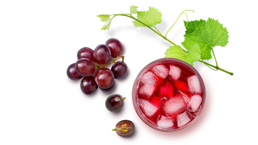 cherry juice glass