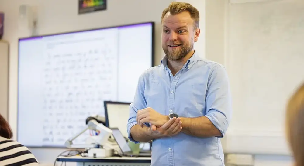 lecturer teaching