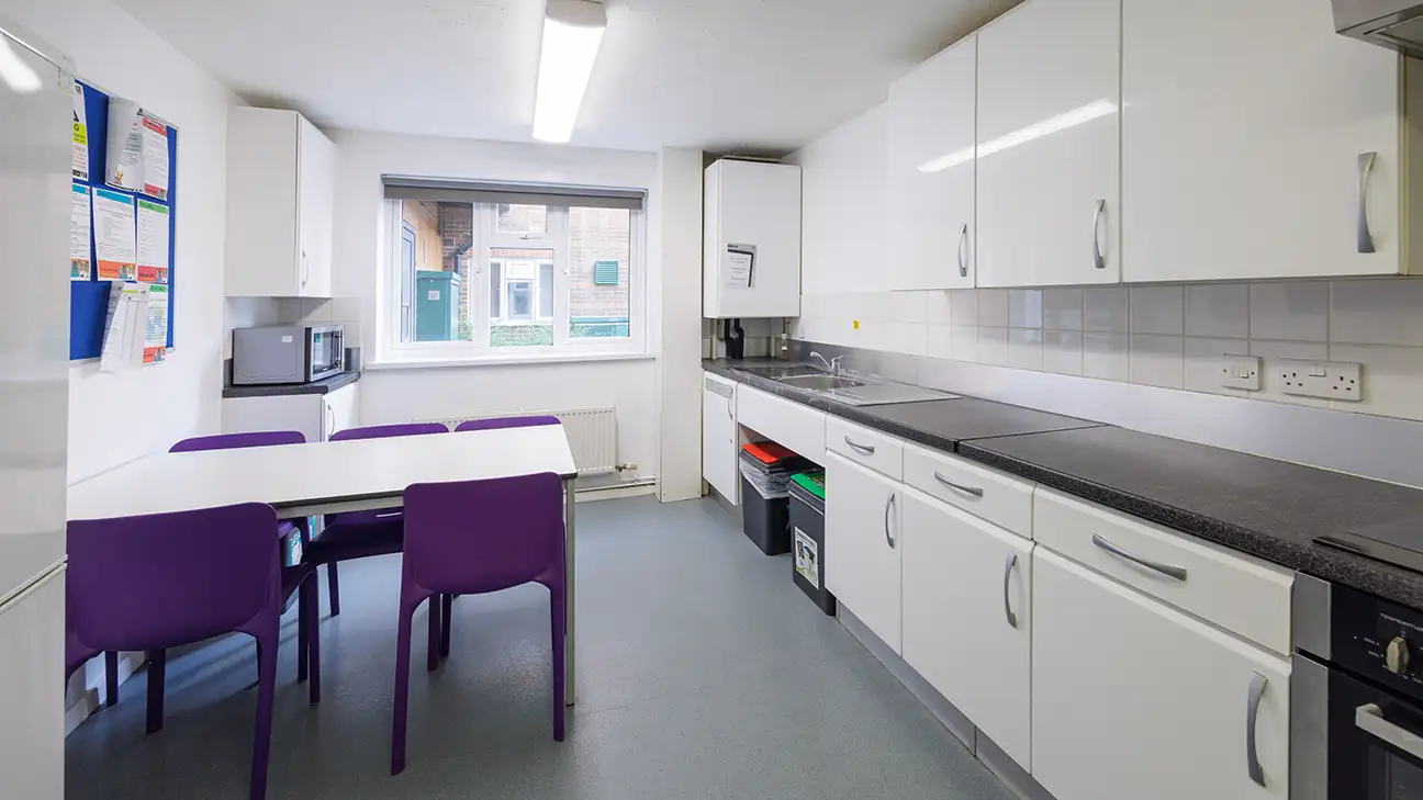 Kitchen units and dining table