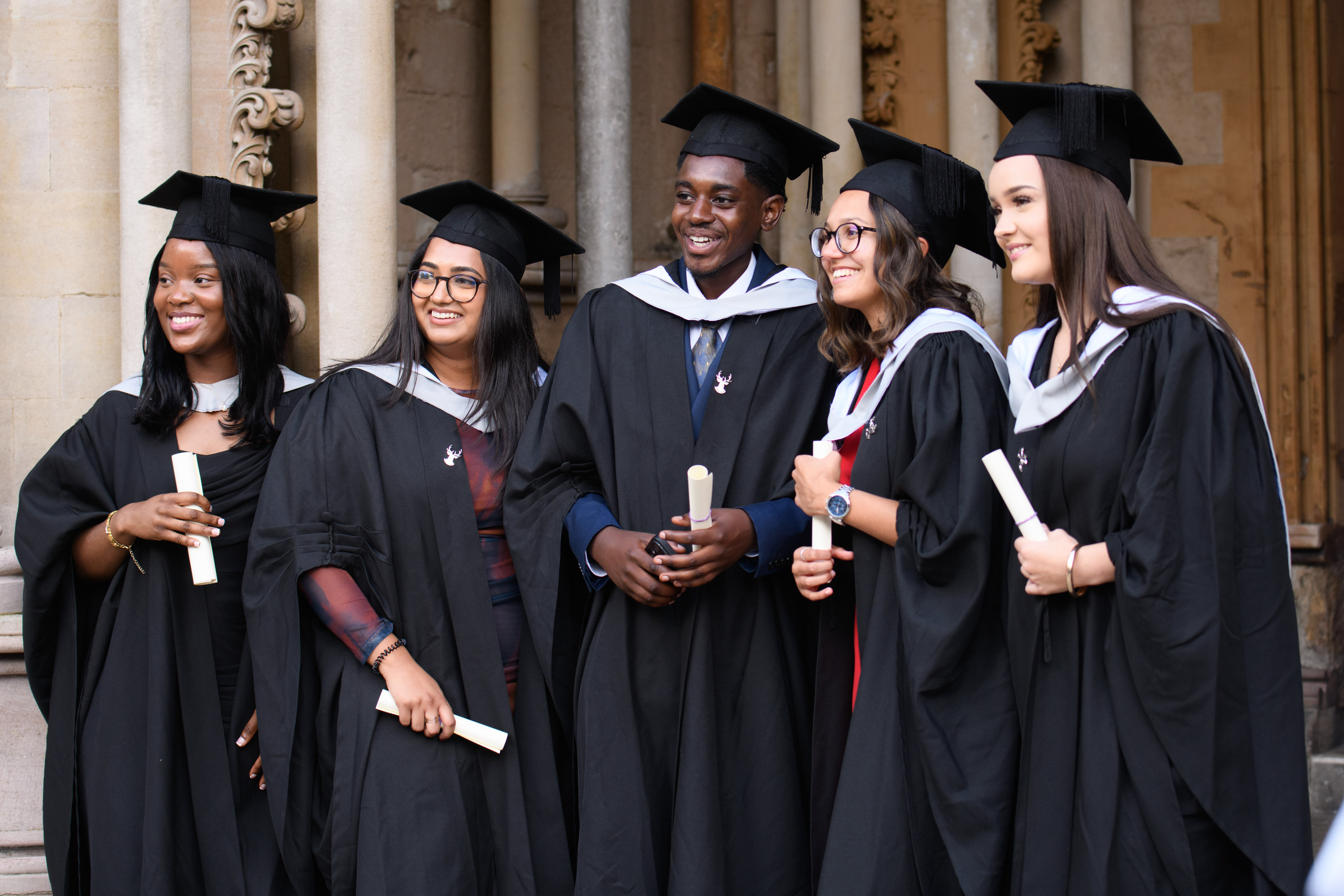 Image of students at graduation