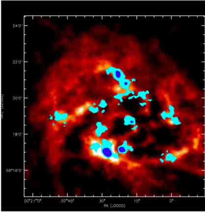 Column density map