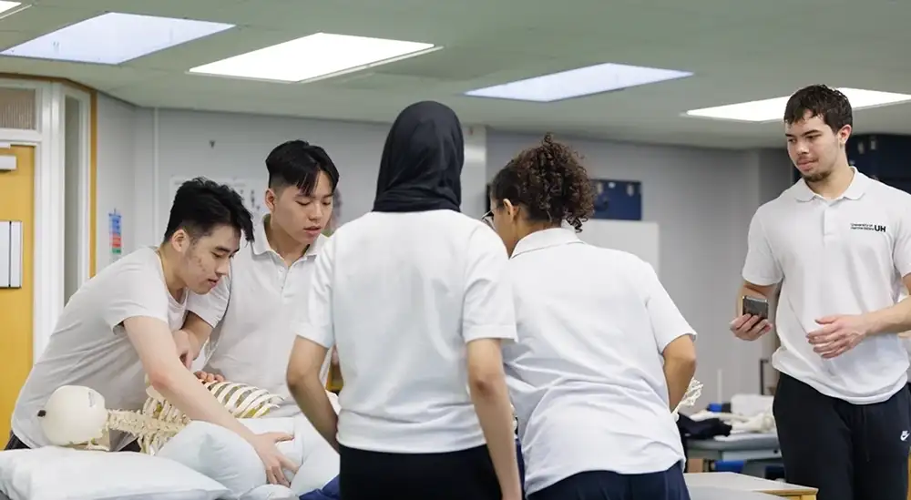 Physiotherapy students 