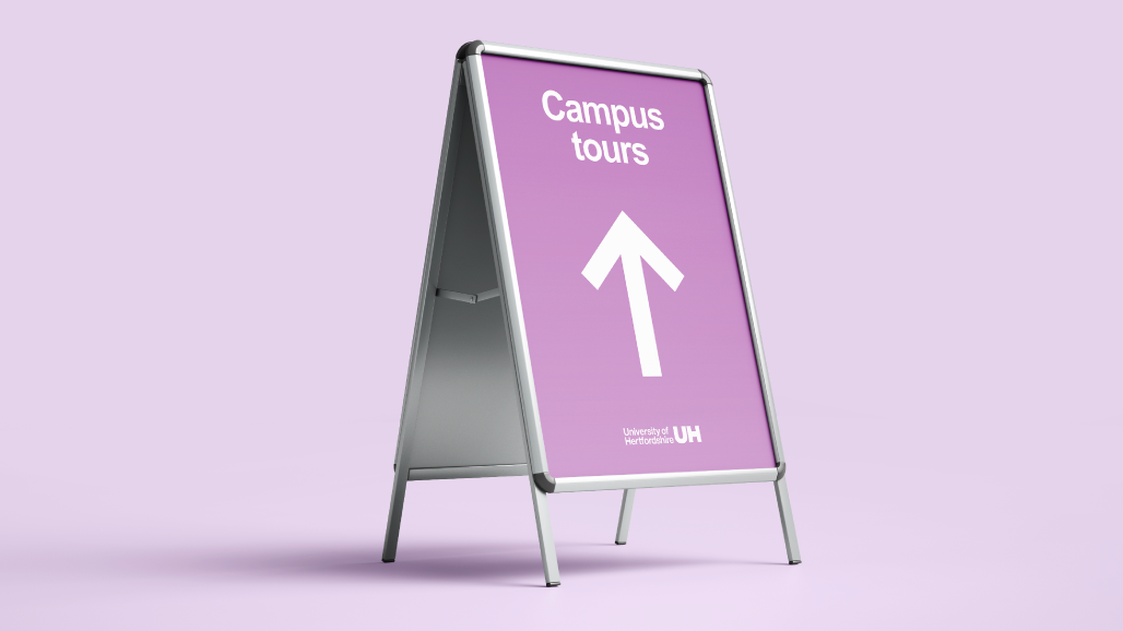 An example of our signage templates in use