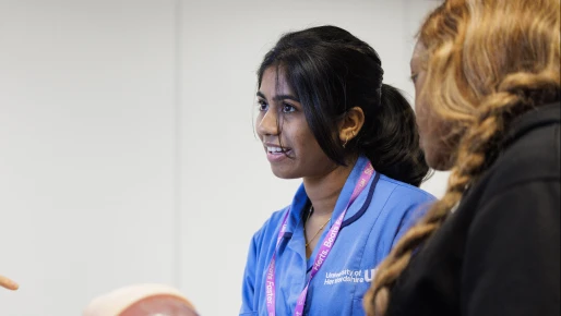 A female student nurse