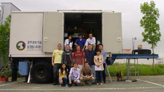 Lidar team at GIST, May 2011