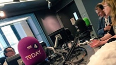 Kerstin Dautenhahn being interviewed on Radio 4