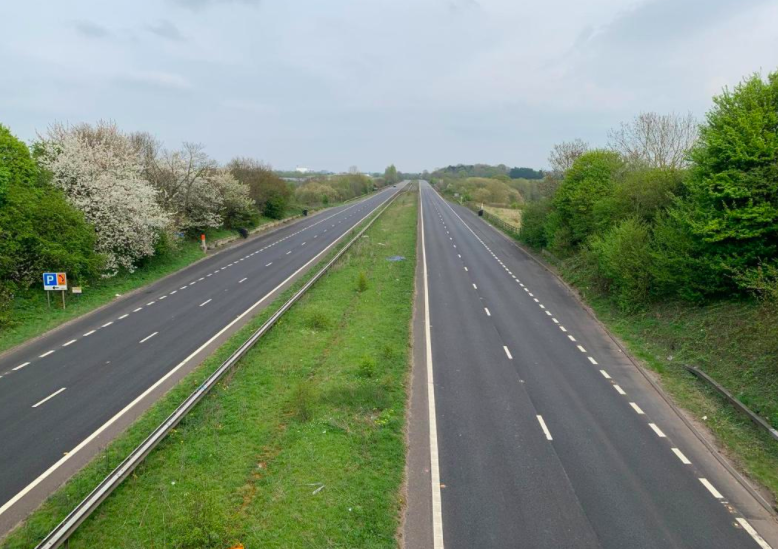 Virus Diaries Empty Motorway