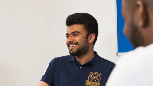 student smiling 