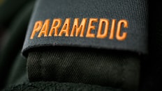 A paramedic badge