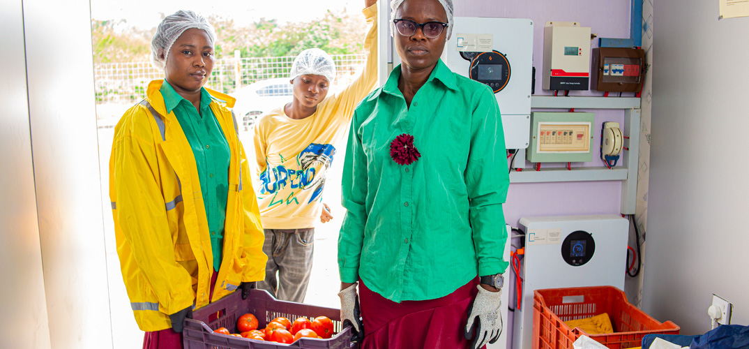 Nigerian farmers using Herts So-Cool project