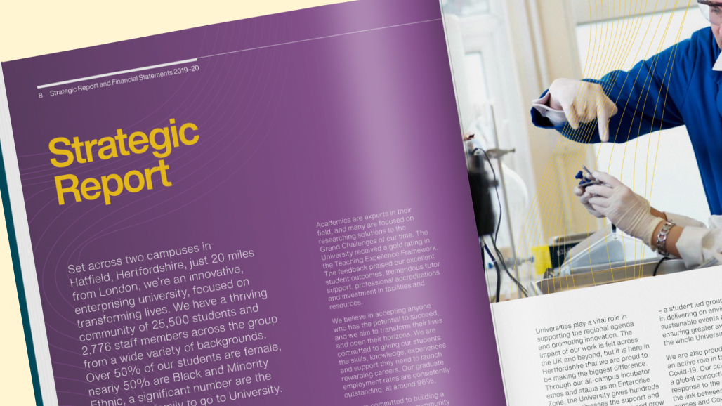 example of corporate publication design