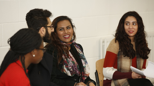 Group of females laughing